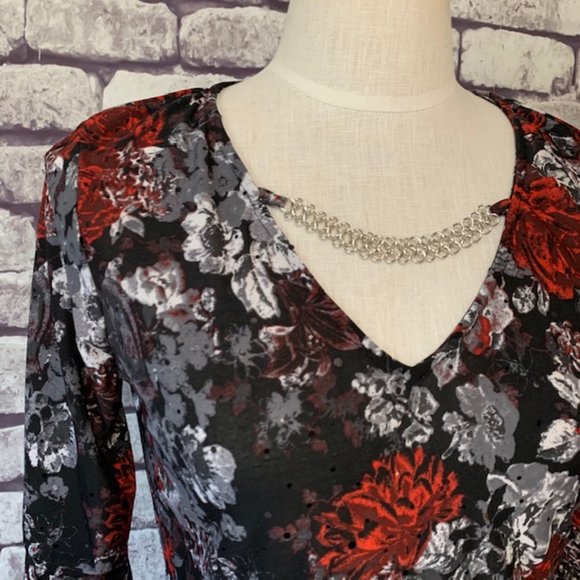 Theo & B Multicolored Top Size Medium - Picture 2 of 9